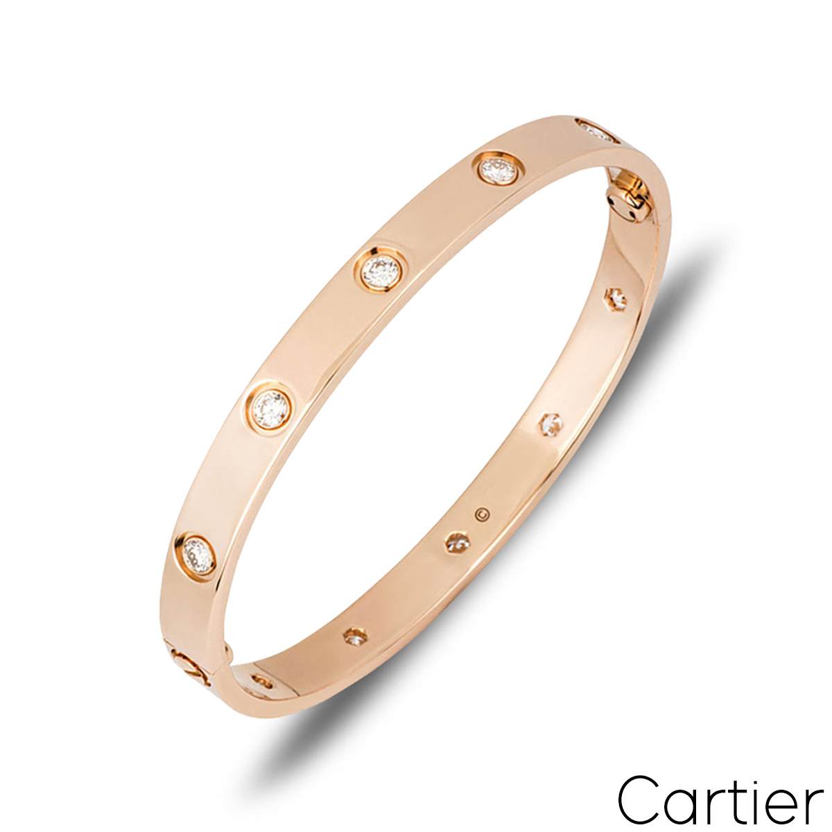 cartier 18k rose gold love bracelet